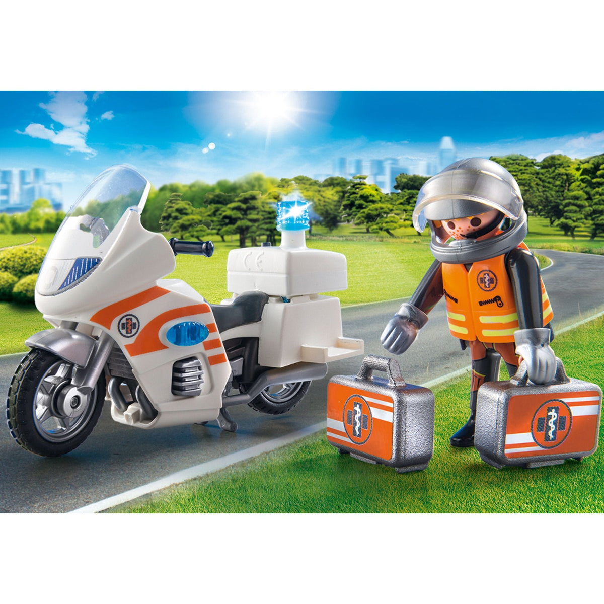 Playmobil Emergency Motorbike-70051-Animal Kingdoms Toy Store