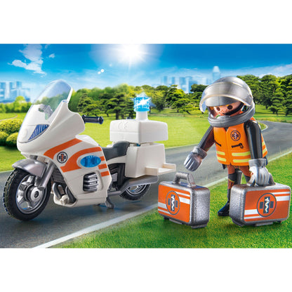 Playmobil Emergency Motorbike-70051-Animal Kingdoms Toy Store
