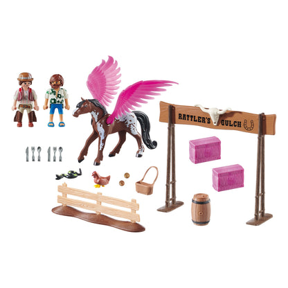 Playmobil Marla Del & Pegasus-70074-Animal Kingdoms Toy Store