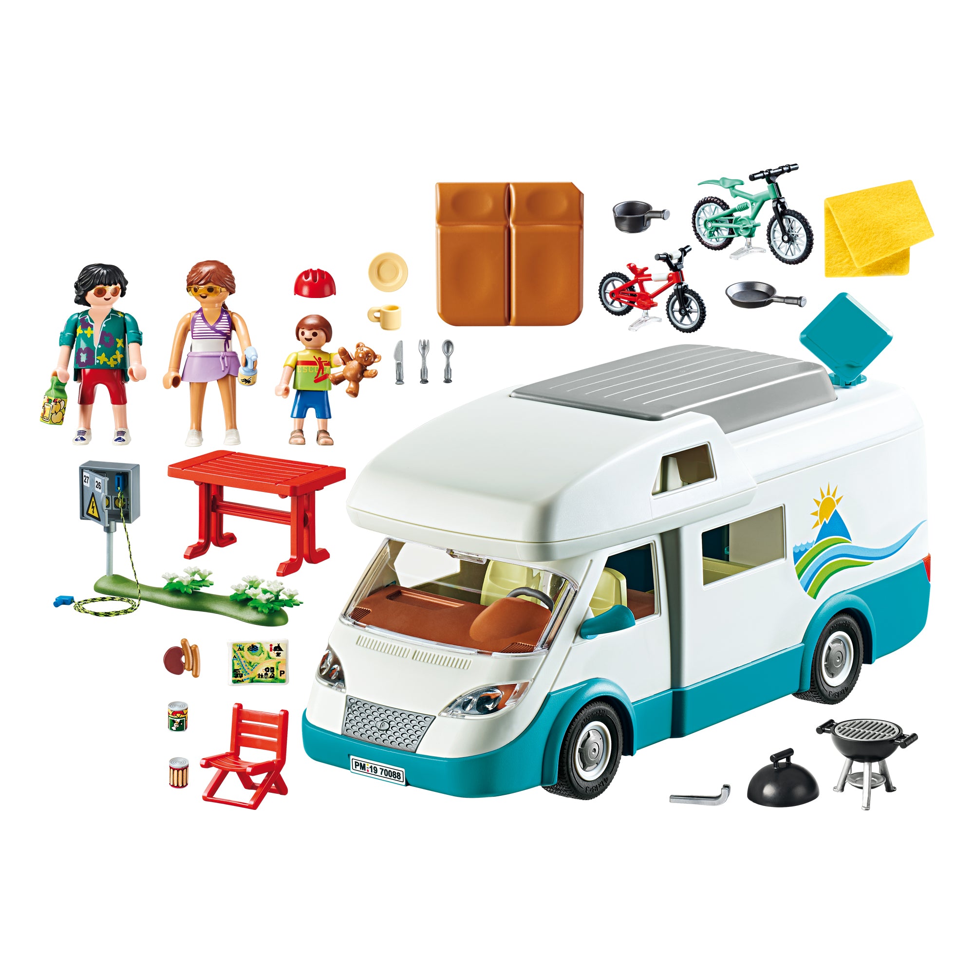 Playmobil Family Fun Family Camper – Animal Kingdoms Toy Store