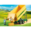 Playmobil Country Tractor With Feed Trailer-70131-Animal Kingdoms Toy Store