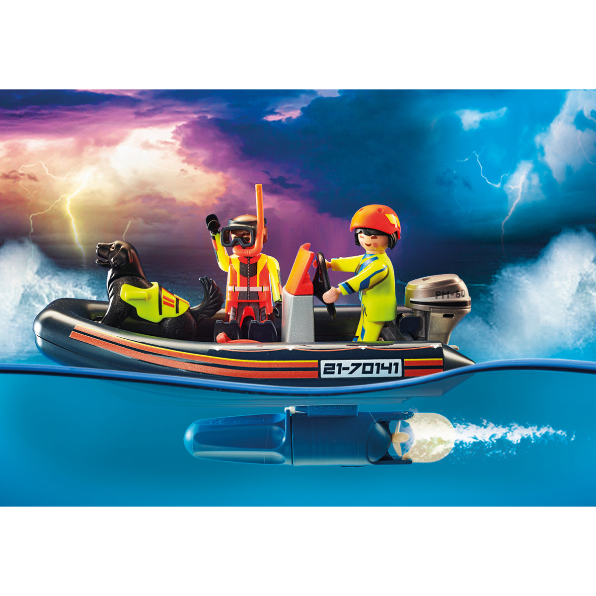 Playmobil Water Rescue With Dog