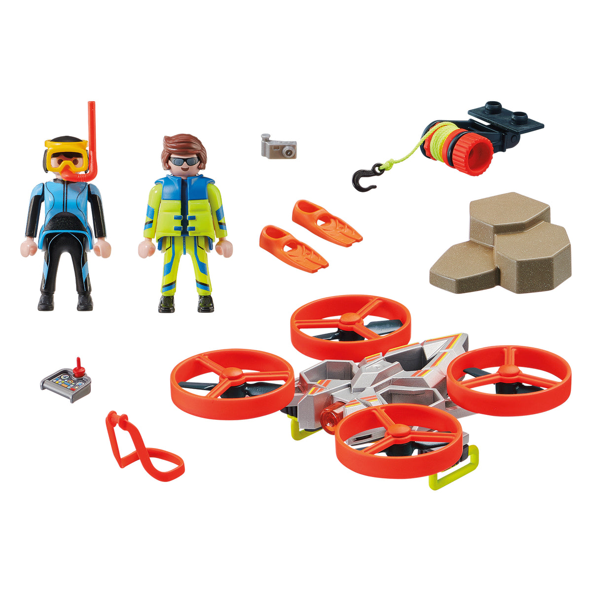 Playmobil Diver Rescue With Drone