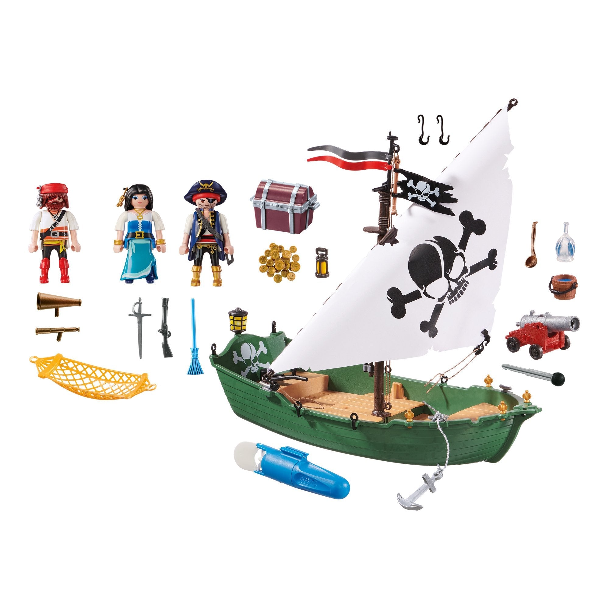 Playmobil Pirate Ship with Underwater Motor – Animal Kingdoms Toy
