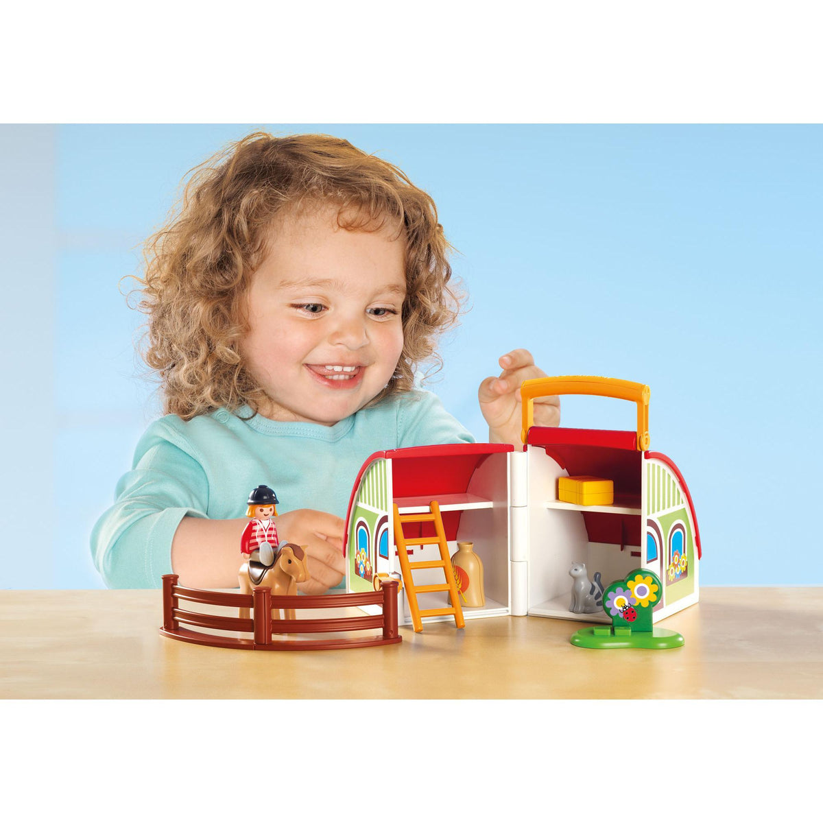 Playmobil 1.2.3. Take Along Farm-70180-Animal Kingdoms Toy Store