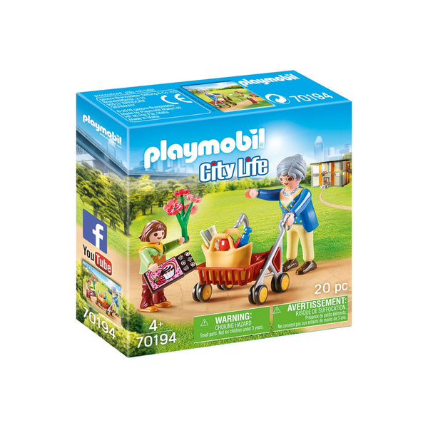 Playmobil Grandmother with Child-70194-Animal Kingdoms Toy Store
