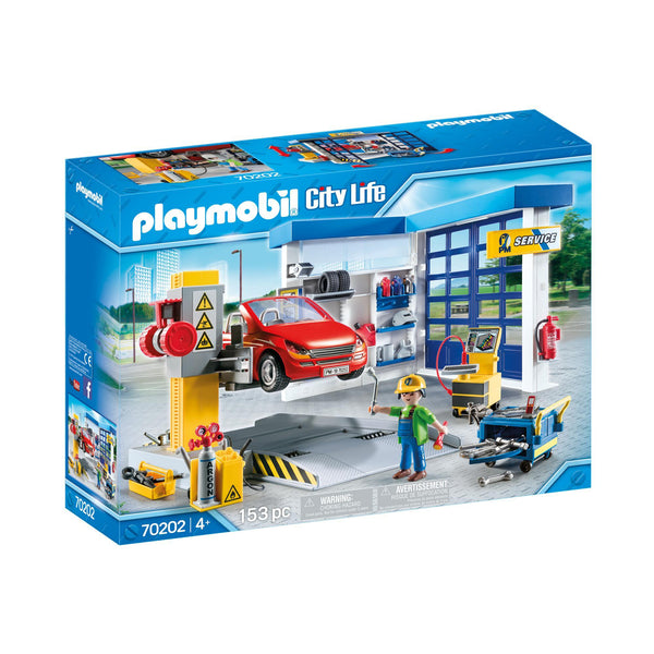 Playmobil City Life Car Repair Garage-70202-Animal Kingdoms Toy Store