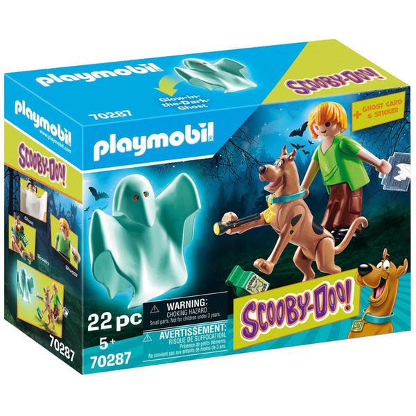 Playmobil SCOOBY-DOO! Scooby and Shaggy with Ghost-70287-Animal Kingdoms Toy Store