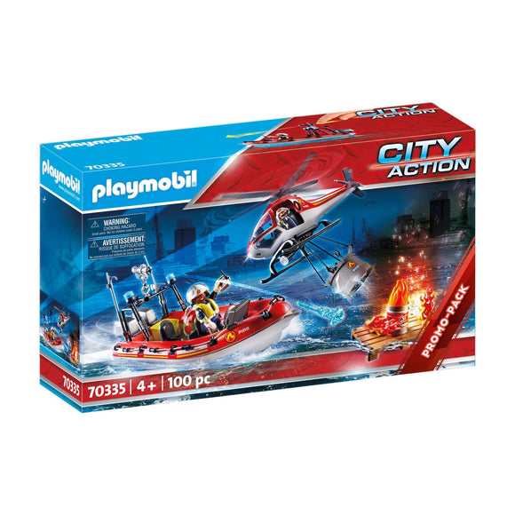 Playmobil City Action Fire Rescue Mission-70335-Animal Kingdoms Toy Store