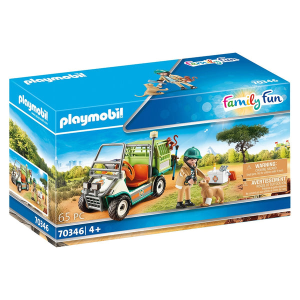 Playmobil Zoo Vet with Medical Cart-70346-Animal Kingdoms Toy Store
