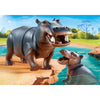 Playmobil Hippo with Calf-70354-Animal Kingdoms Toy Store
