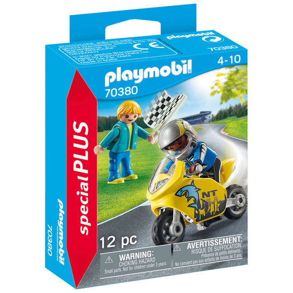 Playmobil Special Plus Boys With Motorcycle