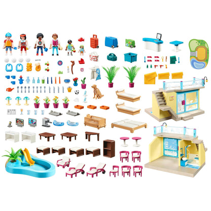 Playmobil Family Fun Beach Hotel-70434-Animal Kingdoms Toy Store