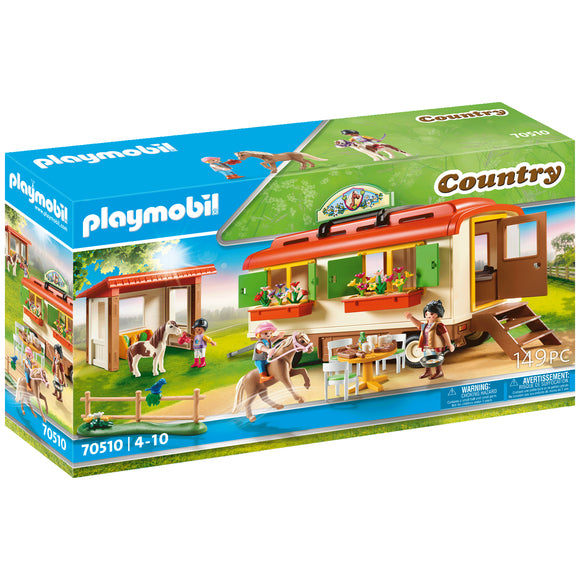 Playmobil Country Pony Shelter Mobile Home