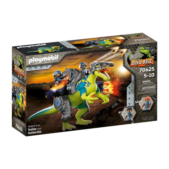 Playmobil Dino Rise Spinosaurus: Double Defense Power-70625-Animal Kingdoms Toy Store