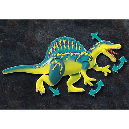 Playmobil Dino Rise Spinosaurus: Double Defense Power-70625-Animal Kingdoms Toy Store