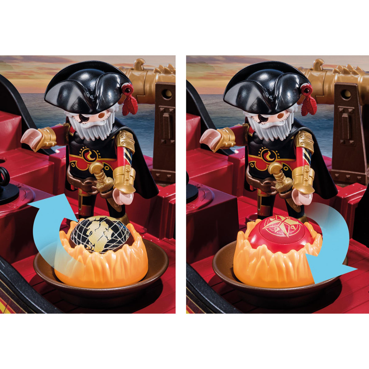 Playmobil Novelmore Burnham Raiders Fire Ship-70641-Animal Kingdoms Toy Store