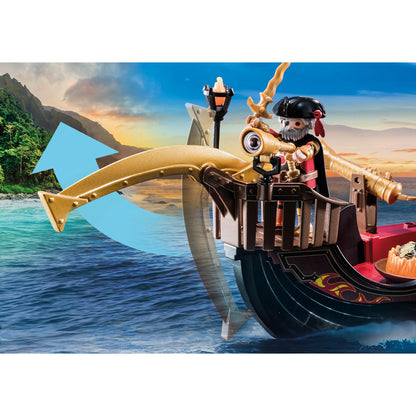 Playmobil Novelmore Burnham Raiders Fire Ship-70641-Animal Kingdoms Toy Store