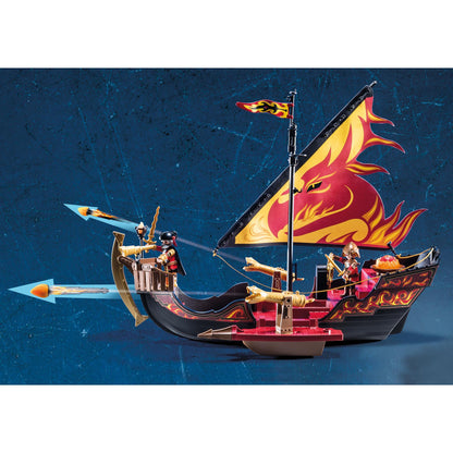 Playmobil Novelmore Burnham Raiders Fire Ship-70641-Animal Kingdoms Toy Store