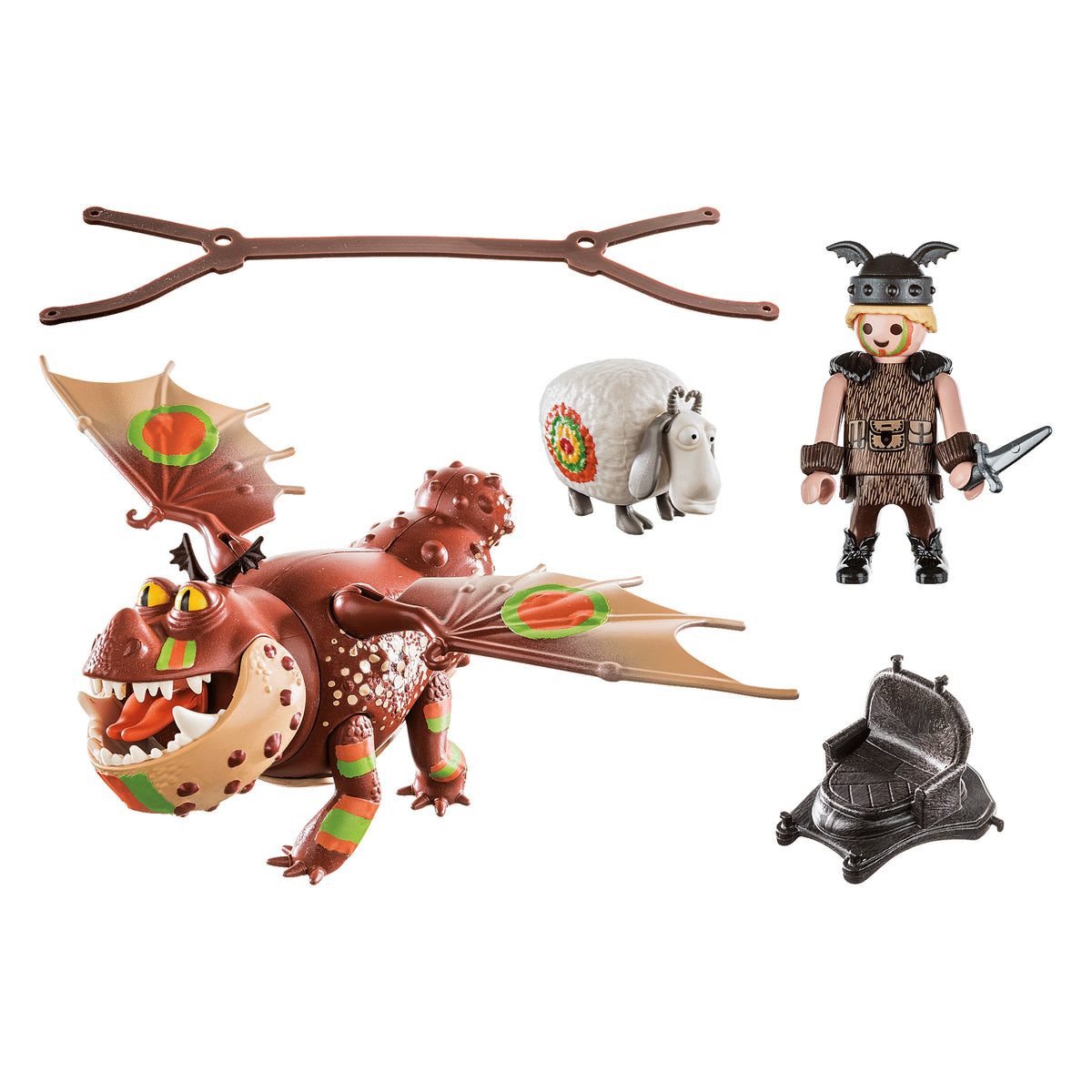 Playmobil Dragon Racing Fishlegs and Meatlug