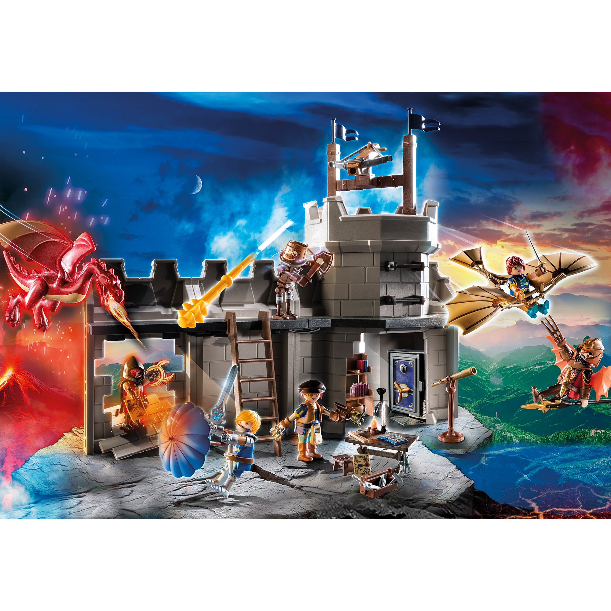 thumbnail image 2 of PLAYMOBIL Novelmore Advent Calendar - Dario's Workshop With 24 Doors, Figures & Accessories For Kids 4-10 2 of 10