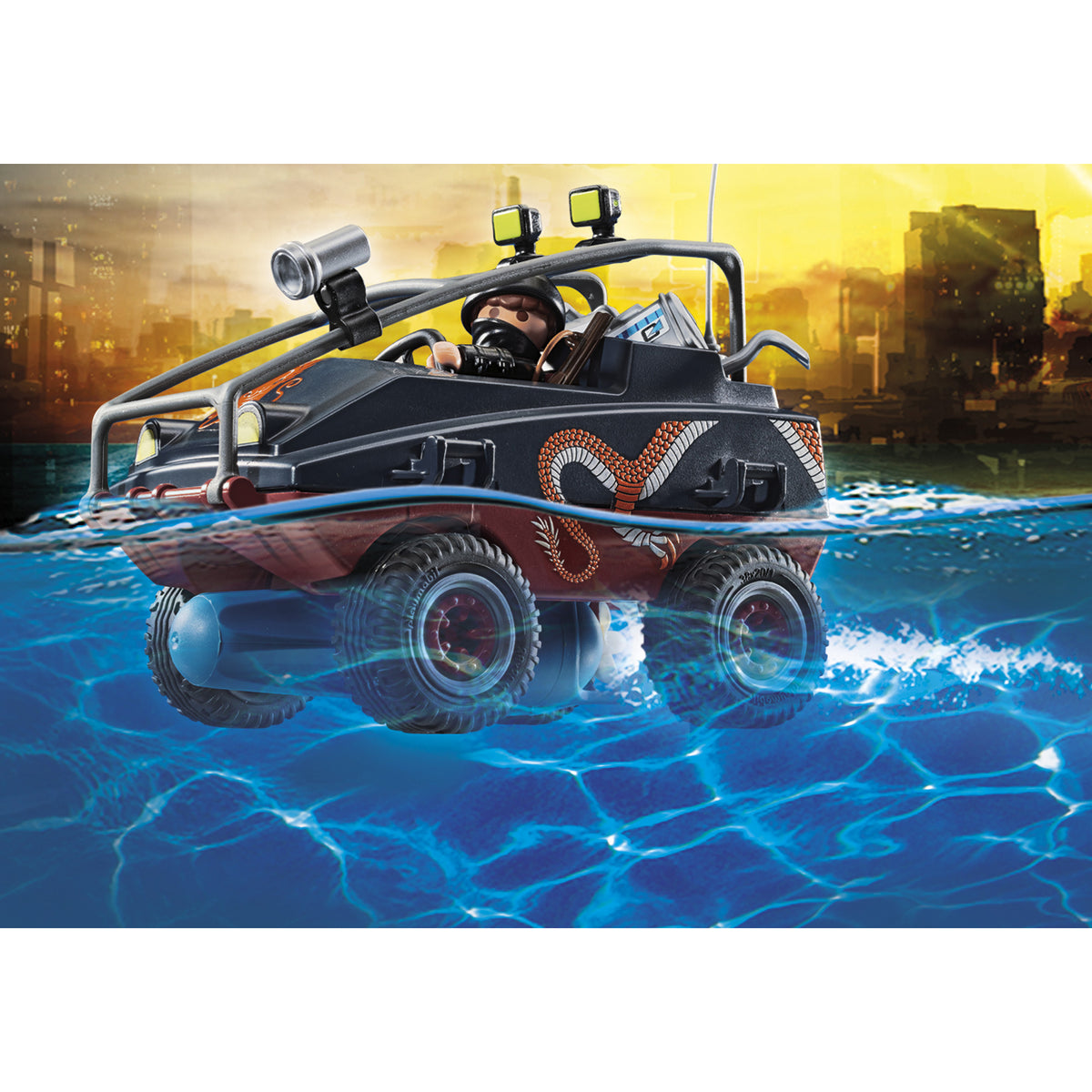 Playmobil Parachute with Amphibious Vehicle