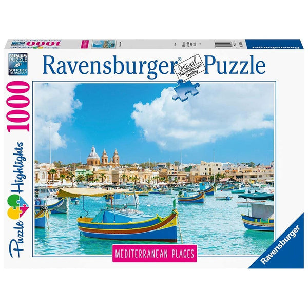 Ravensburger Medierranean Malta 1000pc Puzzle-RB14978-0-Animal Kingdoms Toy Store