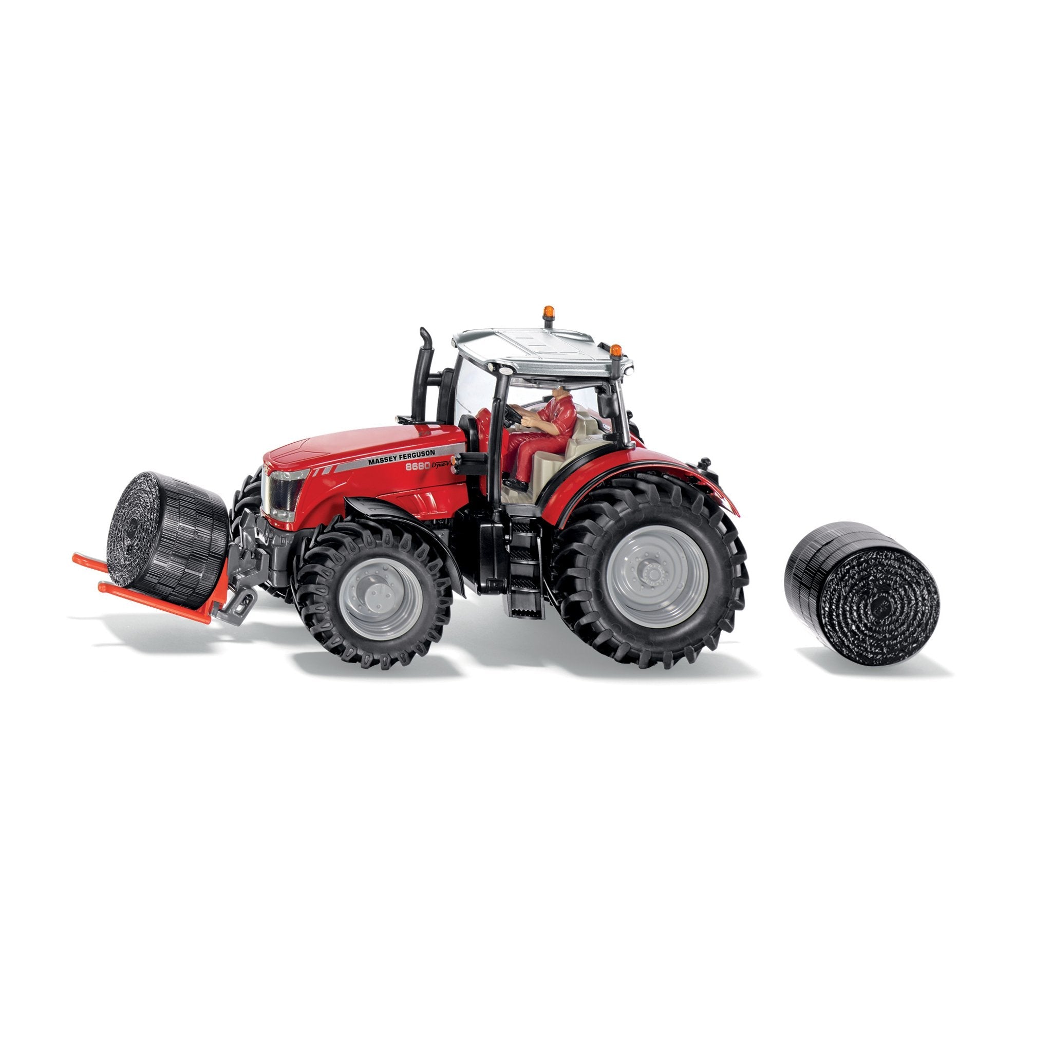 SIKU Massey Ferguson mit Frontlader und Zubehör (Neu und SIKU Massey Ferguson mit Frontlader und Zubehör (Neu und
