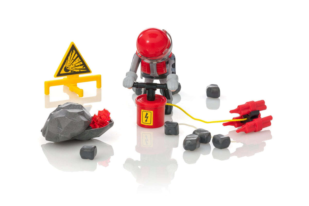 Playmobil Special Plus Rock Blaster with Rubble-9092-Animal Kingdoms Toy Store