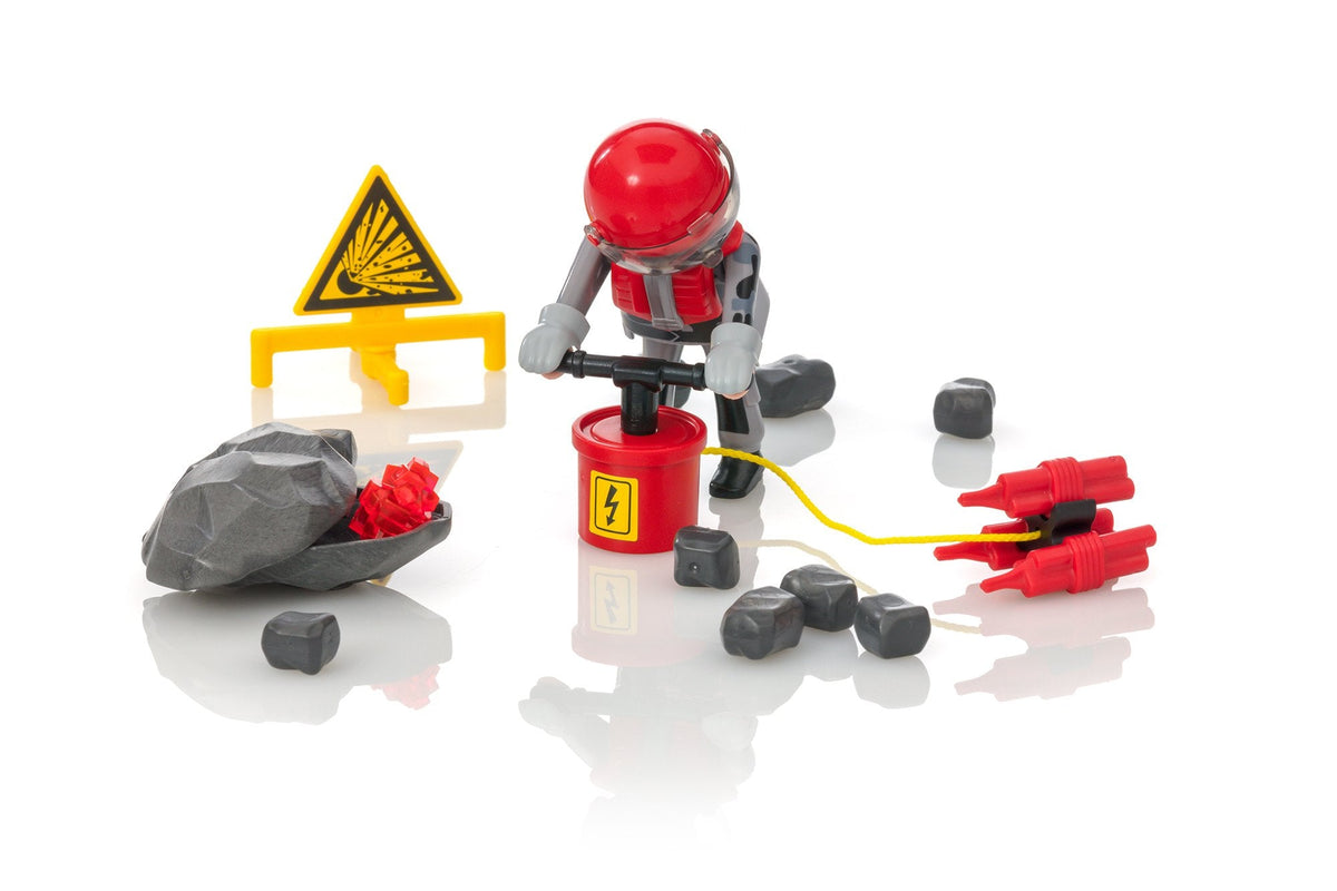 Playmobil Special Plus Rock Blaster with Rubble-9092-Animal Kingdoms Toy Store