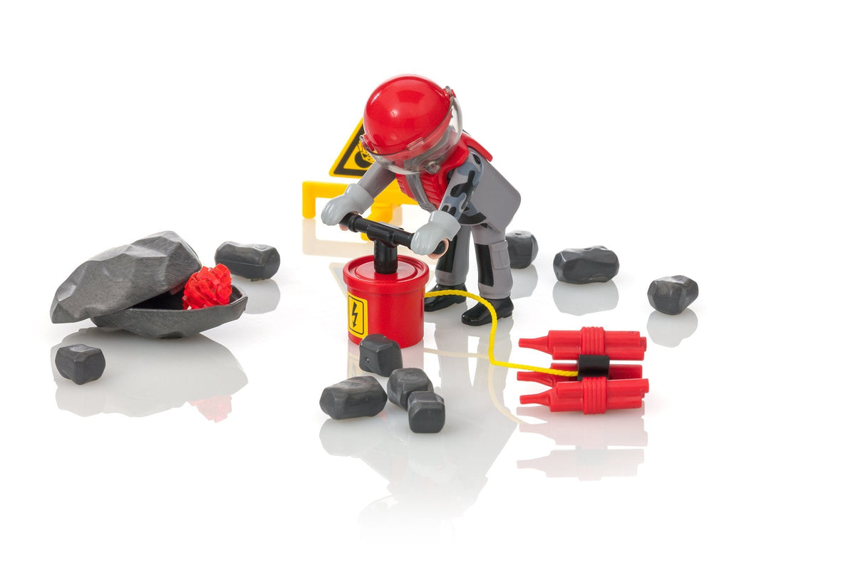 Playmobil Special Plus Rock Blaster with Rubble-9092-Animal Kingdoms Toy Store
