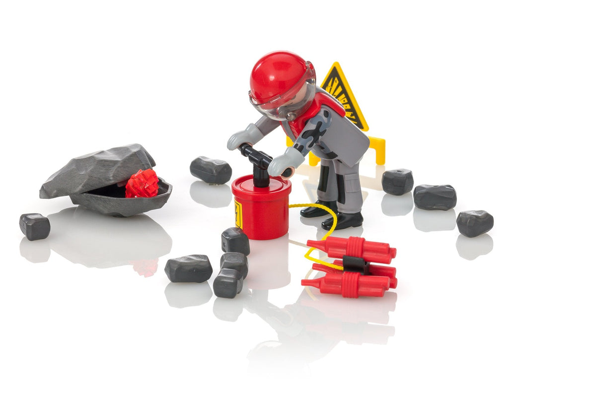 Playmobil Special Plus Rock Blaster with Rubble-9092-Animal Kingdoms Toy Store