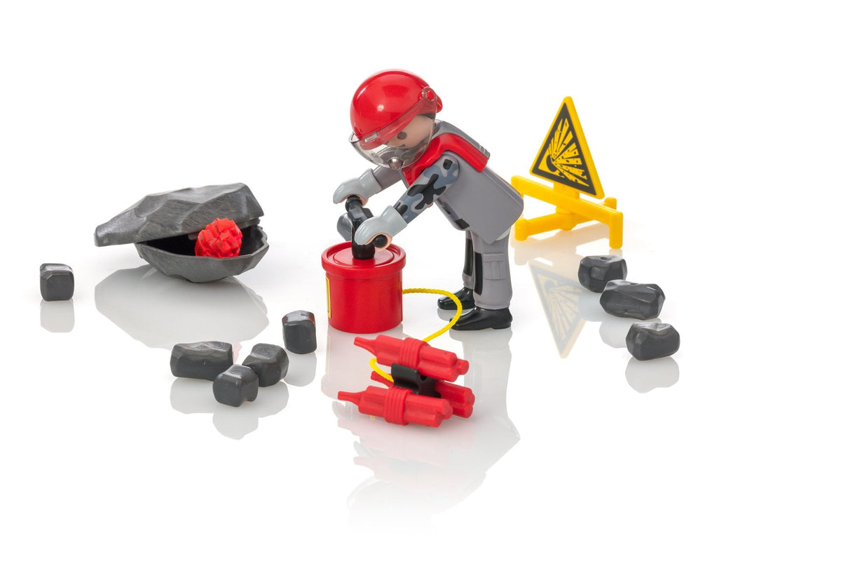 Playmobil Special Plus Rock Blaster with Rubble-9092-Animal Kingdoms Toy Store