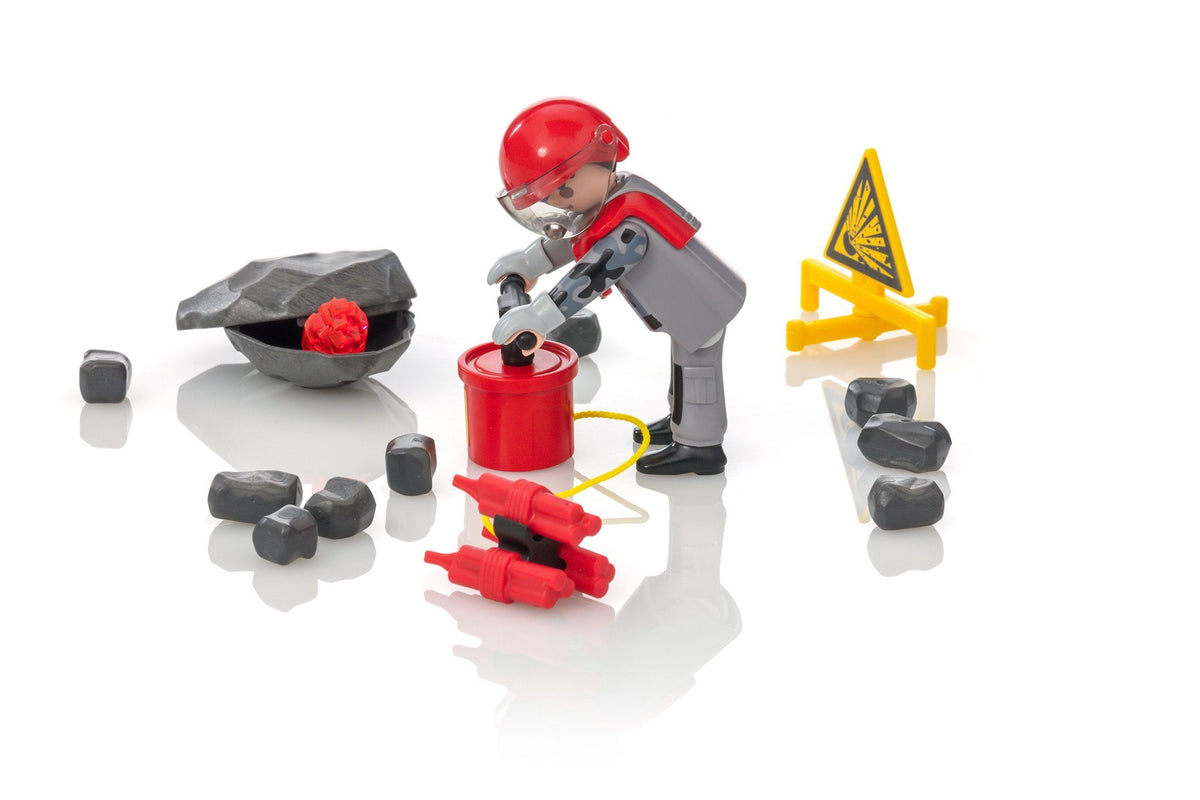 Playmobil Special Plus Rock Blaster with Rubble-9092-Animal Kingdoms Toy Store