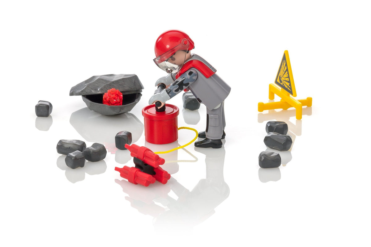 Playmobil Special Plus Rock Blaster with Rubble-9092-Animal Kingdoms Toy Store