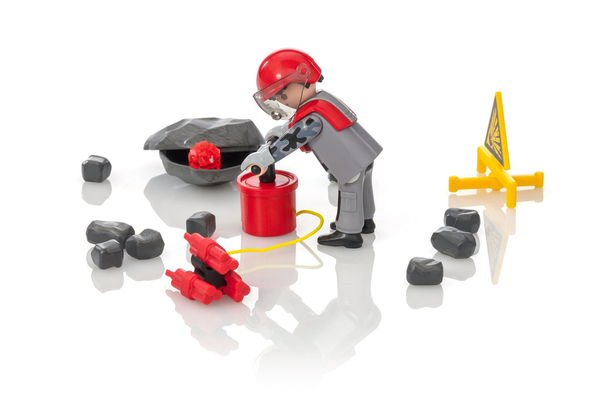 Playmobil Special Plus Rock Blaster with Rubble-9092-Animal Kingdoms Toy Store