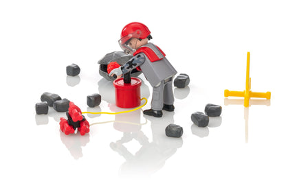 Playmobil Special Plus Rock Blaster with Rubble-9092-Animal Kingdoms Toy Store