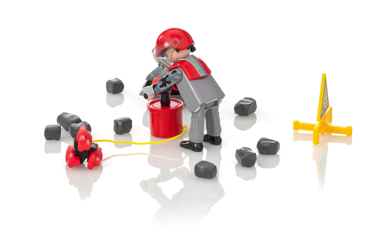 Playmobil Special Plus Rock Blaster with Rubble-9092-Animal Kingdoms Toy Store