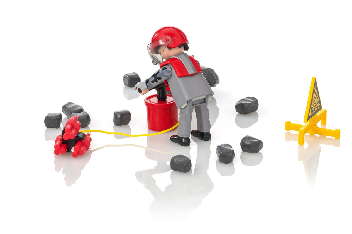 Playmobil Special Plus Rock Blaster with Rubble-9092-Animal Kingdoms Toy Store