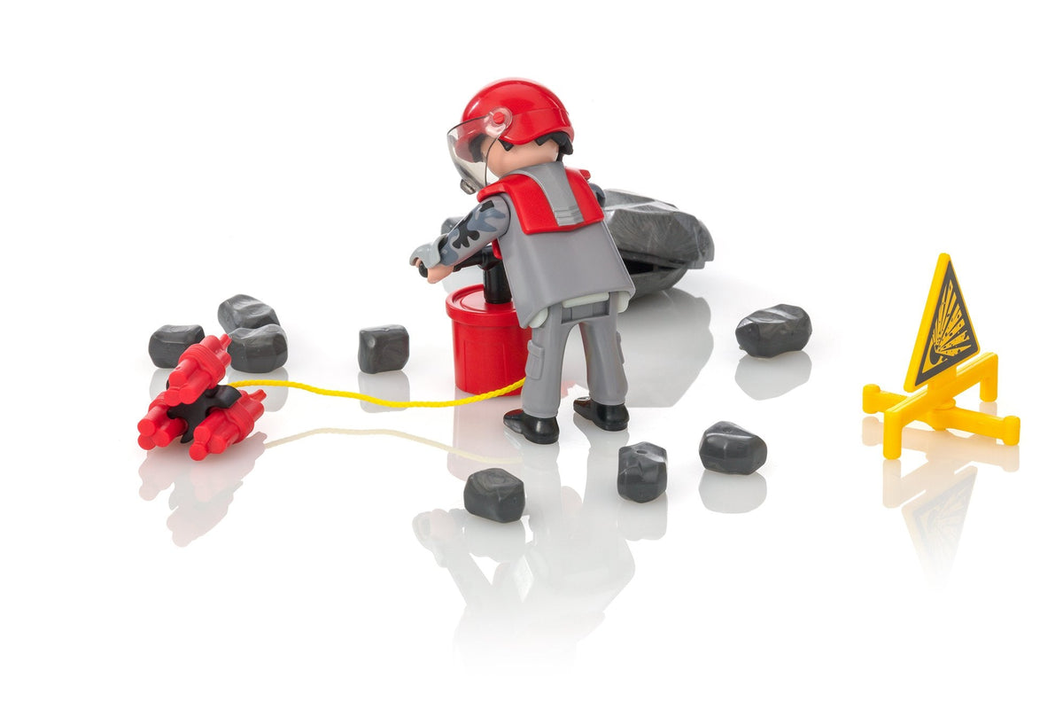 Playmobil Special Plus Rock Blaster with Rubble-9092-Animal Kingdoms Toy Store