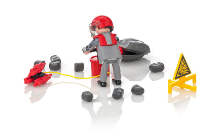 Playmobil Special Plus Rock Blaster with Rubble-9092-Animal Kingdoms Toy Store