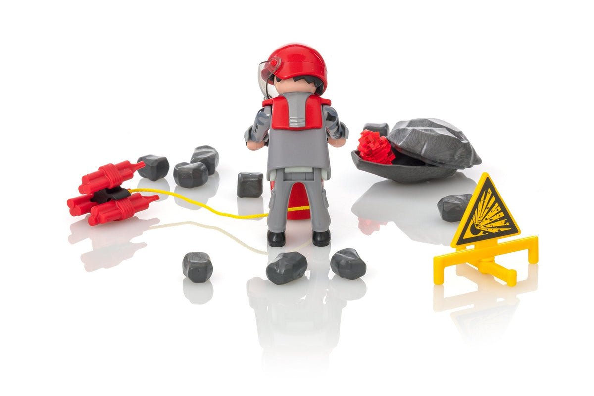 Playmobil Special Plus Rock Blaster with Rubble-9092-Animal Kingdoms Toy Store