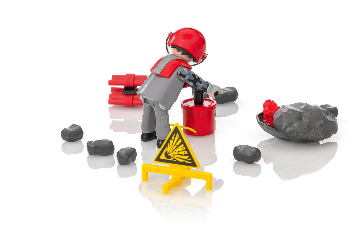 Playmobil Special Plus Rock Blaster with Rubble-9092-Animal Kingdoms Toy Store