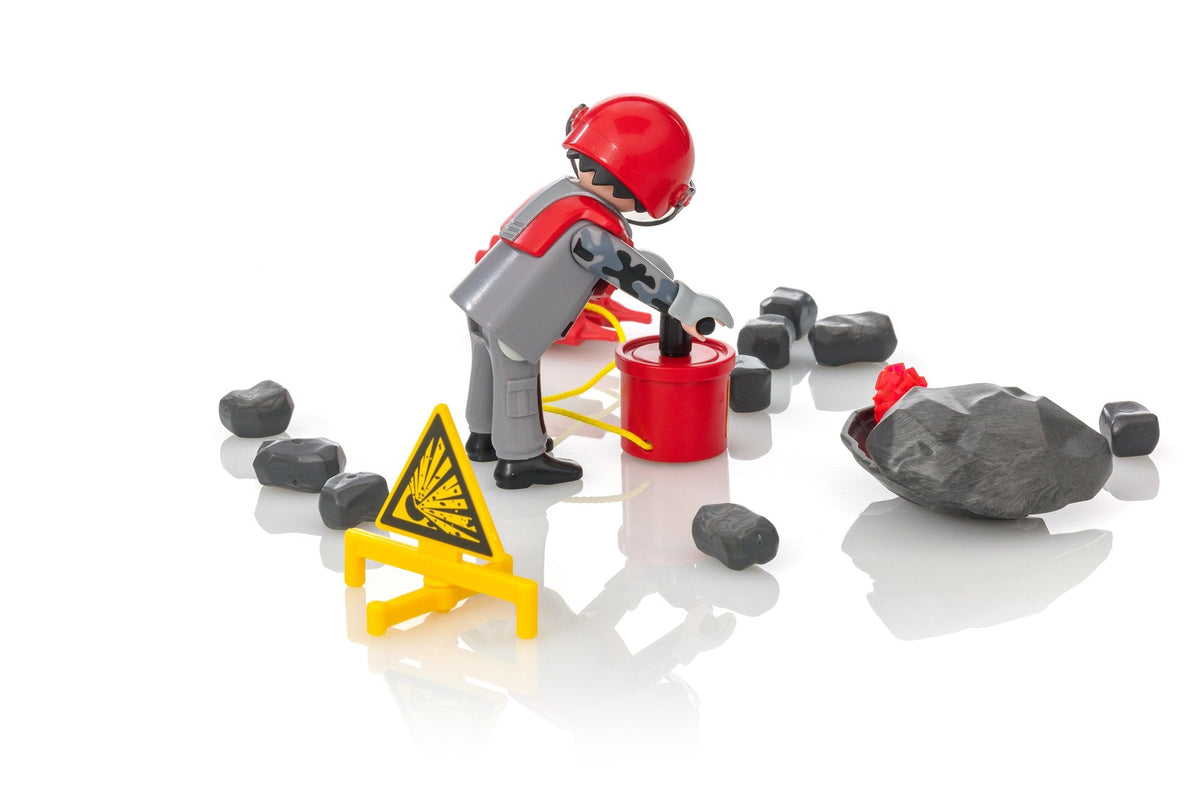 Playmobil Special Plus Rock Blaster with Rubble-9092-Animal Kingdoms Toy Store