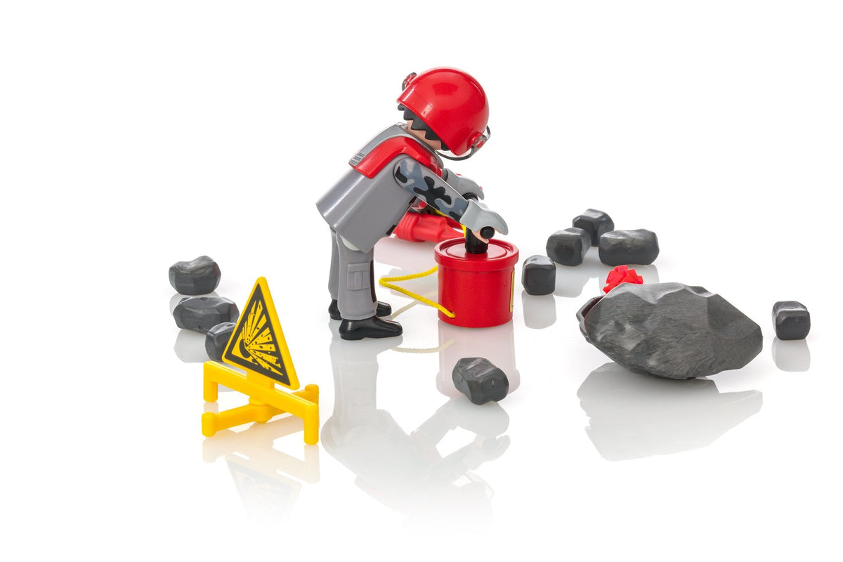 Playmobil Special Plus Rock Blaster with Rubble-9092-Animal Kingdoms Toy Store