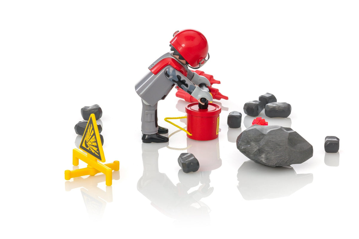 Playmobil Special Plus Rock Blaster with Rubble-9092-Animal Kingdoms Toy Store