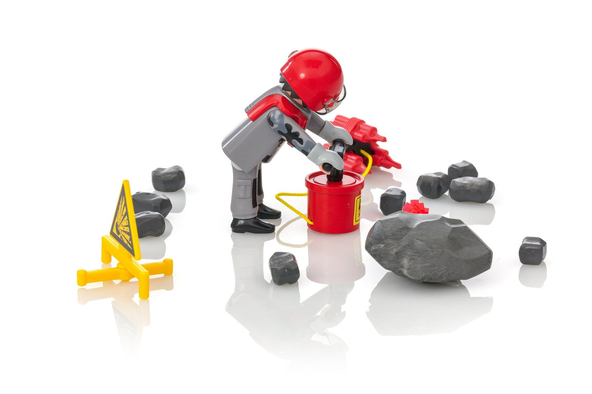 Playmobil Special Plus Rock Blaster with Rubble-9092-Animal Kingdoms Toy Store