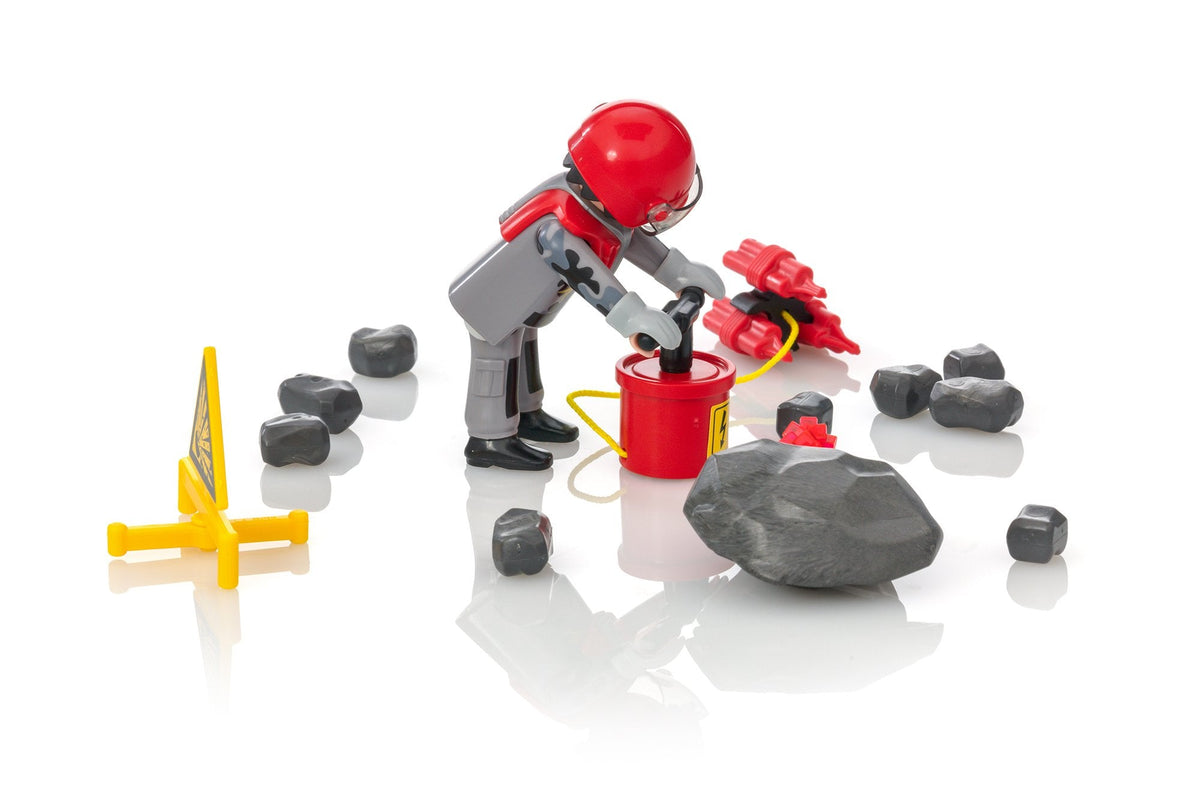 Playmobil Special Plus Rock Blaster with Rubble-9092-Animal Kingdoms Toy Store