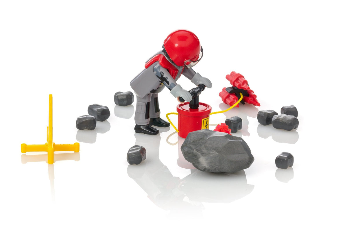 Playmobil Special Plus Rock Blaster with Rubble-9092-Animal Kingdoms Toy Store