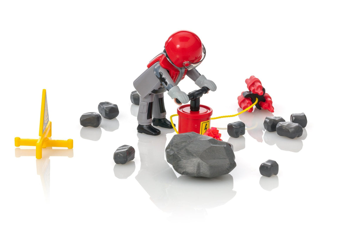 Playmobil Special Plus Rock Blaster with Rubble-9092-Animal Kingdoms Toy Store
